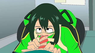 Froppys Steamy Night with Deku Ignites in Forbidden MHA Fantasy