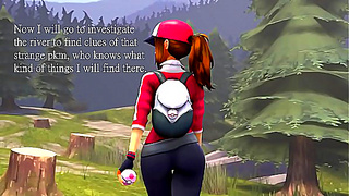 Pokemon Trainers Hot Encounter Sparks Forbidden Desire Ecstasy