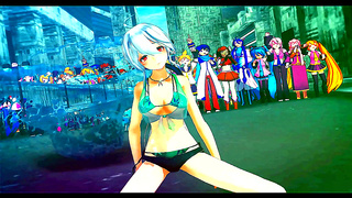 Seductive Anime Beauties Dazzle in Steamy Runway Fantasy Extravaganza