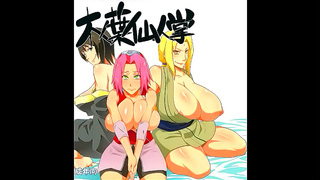 Hokage Submits to Busty Beauties Sensual Blowjob Gangbang Pleasures