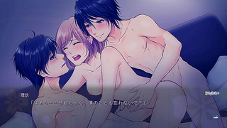 Minato Claims Riku in Hot Encan no Memora Domination Scene