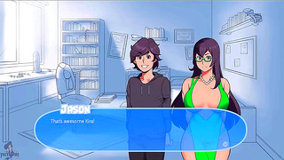 Teen MILF Dominates Cold Night with Hot Doggystyle Romance in Snowbound Anime Fantasy