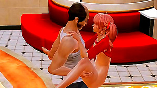 Young Maiden Tempts Wise Old Sensei in Steamy Animated Tryst