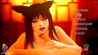 Ahri Seduces Her Destiny with Steamy Dance in League of Legends Heat