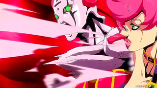 Blonde Beauty Ignites Wild Desires in JoJos Bizarre Erotic Adventure