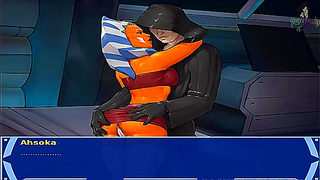 Star Wars Vixen Seduces Alien Overlord with Twin-Tongue Tease in Galactic Heat