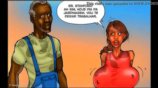 Wife Succumbs to Gardeners Forbidden Lust in Steamy Interracial Encounter