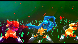 Alluring Nude Dancers Mesmerize in Vivid MMD Fantasy Realm