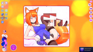 Foxy Redhead Catgirl Teases With Luscious Vibes Seductive Whispers