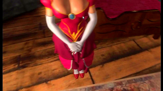 Busty Gamer Babe Rides Virtual Dick in Steamy Hentai Adventure