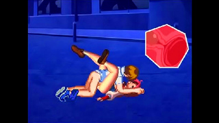 Athena Battles Horizone in Hot Hentai Mugen Clash