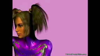 Luscious Anime Babe Tempts in Translucent 3D Lace – VR Fantasy Unleashed