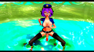 Futa Goddesses Tease with Seductive Tails in Hot Animated Showdown