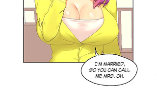 Stepmom Teacher Tempts Student with Forbidden Desire in Sultry Anime Encounter