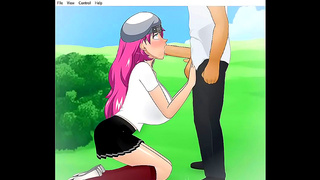 Dragon Girl Pleasures Her Lover with Fiery Blowjob in Steamy Hentai Fantasy