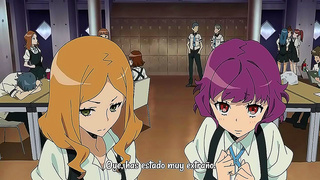 Curvy Anime Beauty Takes Charge in Steamy Ride - Kiznaiver E3 Spanish Sub