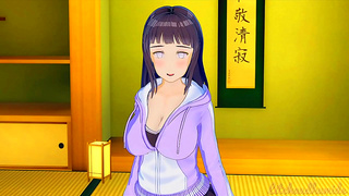 Hinatas Seductive Blowjob Tease Play Ignite Explosive Pleasure