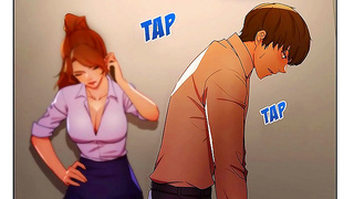 Stepmom Seduces Boss in Forbidden Homecoming Hentai Adventure