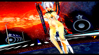 Sultry Anime Beauty Dances Sensually in Steamy MMD Showdown