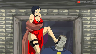 Ada Yields to Saddlers Forbidden Lust in Hot Hentai Tryst