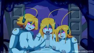 Harem Fantasy: Sensual Robot Tentacle Pleasure in Virtual Reality Awakening