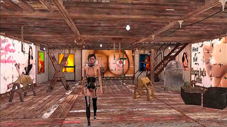 Brunette Teen Thrills in Fallout 4 Anime Fantasy Nude Quest