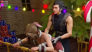 Aeriths Steamy Christmas Desire – FF7 Ero3D Hentai Pleasure Ride