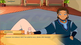 Katara Warms Aangs Heart With Fiery Touches in Steamy Avatar Encounter