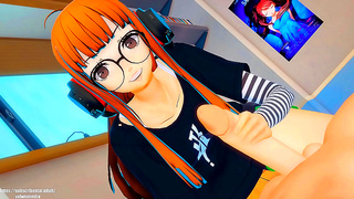 Futaba Tempts With Seductive Touch in Steamy Persona 5 Encounter