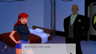 Poison Ivy Harley Quinn Seduce the Bound Princess in DC Erotic Tale