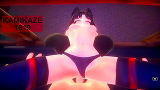 Monster Babes Tempt Brave Hero in Hot Animated Fantasy Encounter