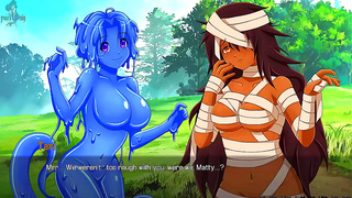 Tari Lures Jilly Into Wet Swamp Tryst With Sensual Slime Embrace