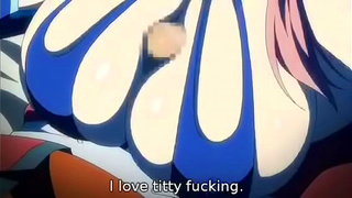 Busty Hentai Beauty Gasps in Ecstasy as Her Huge Tits Tease His Hard Cock