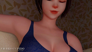 Mei Dominates with Busty Ride on Huge Dick in Steamy Overwatch Porn