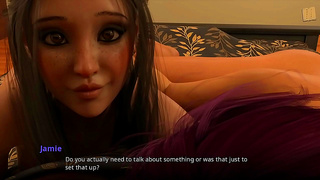 Shauna Teases John With Seductive Edging Busty Pleasures in Naughtiness