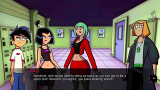 Danny Phantoms Late-Night Pleasure Under Amity Park Shadows