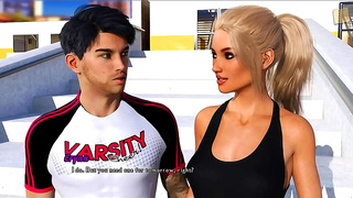 Busty Erynns Hot 3D Fantasy – A Busty Blonde Tease Unleashed