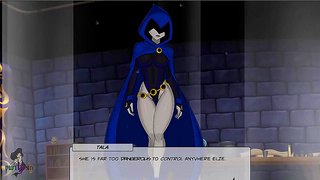 Raven Surrenders to Blonde Teen Titans Fiery Desire in Hot Tryst