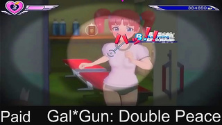 Busty Anime Girls Get Drenched in Hot Cum During Steamy Galgun Scenes