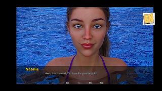 Rachels Seductive Bikini Allure in Vibrant 3D Hentai Paradise