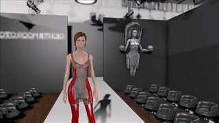 Teen Dives into Fallout 4s Dark Allure – A Seductive Latex Journey Begins