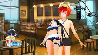 Miyu the VTuber Maid Teases a Lustful Dragon in Hot Fantasy Encounter