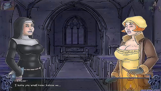 Naughty Nun Hentai Beauties Seduce Dark Forces in Holy Lust Encounter