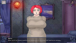 Fiery Redhead Tempts Hero With Lush Curves in Sultry RPG Encounter