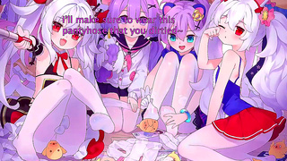 Azur Lane Beauty Seduces with Lacey Feet in Steamy Solo Play Fantasy