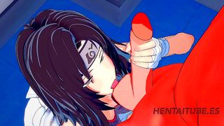 Kurenai Seduces Naruto with Steamy Blowjobs Handjobs in Wild 3D Hentai