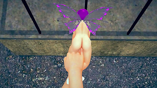 Tiny Fairy Seduced by Hulking Monster in Wild 3D Animated Encounter