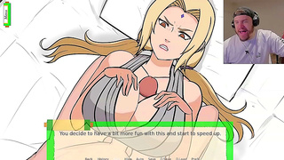 Tsunade Joins Naruto Sasuke in Hot threesome Filled With bdsm Desire