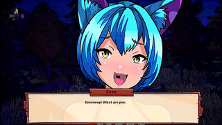Blonde Catgirl Serves Hot Desires in Seductive Anime ASMR Fantasy