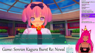 Neko Entices Viewers with Seductive Lingerie Display in Steamy Senran Kagura Stream